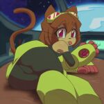  2026 2d_animation 3_toes 4_fingers :3 ^w^ acting_like_a_cat animated anthro arm_armor arm_support armor bangs big_eyes black_clothing black_leggings black_legwear black_nose blinking boots breasts brown_body brown_eyebrows brown_hair brown_tail burgundy_eyes cel_shading clothing club_arms cushion domestic_cat eyebrow_through_hair eyebrows eyes_closed eyewear eyewear_on_head feet felid feline felis female fingers footwear frame_by_frame full-length_portrait gameoverse gauntlets glitch_productions gloves goggles goggles_on_head greaves hair handwear inside juice_box kit_bodega leaning_on_elbow leg_armor leggings legwear licking looking_at_viewer loop lying mammal medium_breasts on_side orbit portrait rear_view red_clothing red_gloves red_handwear self_lick shaded shelf shoes short_hair sleeveless_clothing solo space spacecraft tail tail_motion tailwag thick_thighs toes tongue tongue_bath tongue_out topwear translucent translucent_hair triangle_nose twistedgrim vambrace vehicle whiskers wide_hips window yellow_boots yellow_clothing yellow_footwear yellow_gauntlets yellow_greaves yellow_topwear 