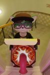  3d_(artwork) absurd_res animal_genitalia animal_penis anthro baseball_cap bodily_fluids box canid canine canis chihuahua clothing container cum delivery_(commerce) digital_media_(artwork) domestic_dog equine_genitalia equine_penis fan_character fingerless_gloves first_person_view food food_delivery food_fetish food_play gaia genital_fluids genitals gloves half-closed_eyes handwear hat headgear headwear heterochromia hi_res kirby_animatez looking_at_viewer male mammal narrowed_eyes penis pizza pizza_box pizza_delivery sega shirt smile smiling_at_viewer smug_grin solo sonic_the_hedgehog_(series) t-shirt topwear toy_dog vincent_(onyxsplash) 