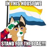  anthro aroace_pride_colors black_body black_fur border_collie canid canine canis collie digital_media_(artwork) domestic_dog english_text flag flag_(object) flannel fur german_shepherd gloves_(marking) green_pawpads herding_dog impact_(font) lgbt_pride mammal markings martin_schaefer martin_shep outline pastoral_dog pawpads pride_colors sheepdog solo tan_body tan_fur text white_outline 