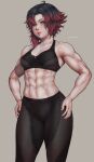  bra gym_uniform prinzkuon ruby_rose rwby 