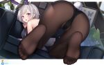  animal_ears ass azur_lane bunny_ears bunny_girl cameltoe feet hong_bai no_bra pantyhose reno_(azur_lane) tail 