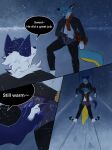 absurd_res alley anthro assassination athletic athletic_male badfoxyspike blood blood_on_clothing bodily_fluids boxers_(clothing) bulge bulge_rubbing canid canine canis clothing clutching_stomach coat comic corpse death detailed_bulge dialogue dragging dragging_another duo dying dying_eyes feet foot_fetish foot_play forced fox fur genital_outline gun gunshot gunshot_wound hi_res hybrid killing limp male male/male male_death mammal navel necrophilia pattern_clothing pattern_underwear pawpads paws penis_outline questionable_consent ranged_weapon rape scared scared_eyes scarf sex snow snowing snuff speech_bubble surrendering teal_body teal_fur topwear underwear victim weapon white_body white_fur wolf yellow_body yellow_fur zeni_(zeni_folf)