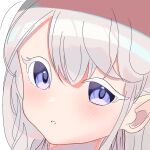  anime_coloring highres original portrait purple_eyes white_hair 