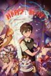  1girl 4boys antenna_hair aubrey_(faraway)_(omori) aubrey_(omori) balloon basil_(faraway)_(omori) basil_(omori) black_eyes black_hair black_sweater_vest blush bouquet box brothers brown_shorts collared_shirt commentary confetti dark-skinned_male dark_skin dated_commentary door double-parted_bangs eggosfried eyepatch flower gift gift_box hair_between_eyes happy_birthday hat hero_(faraway)_(omori) hero_(omori) highres holding holding_bouquet holding_gift holding_party_popper holding_plate indoors kel_(faraway)_(omori) kel_(omori) long_sleeves looking_at_viewer medical_eyepatch multiple_boys omori open_mouth party_hat party_popper plate shirt short_hair short_sleeves shorts siblings solo_focus spoilers streamers sunny_(omori) sweater_vest tulip untranslatable_commentary white_flower white_shirt white_tulip 