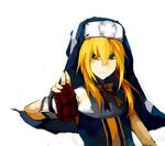  androgynous blonde_hair bridget_(guilty_gear) green_eyes guilty_gear male_focus orokanahime otoko_no_ko solo yo-yo 