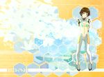  bodysuit highres kaminagi_ryouko pandaun short_hair solo wallpaper zegapain 