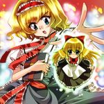  alice_margatroid bad_id bad_pixiv_id blonde_hair blue_eyes book doll hairband shanghai_doll short_hair solo torisuke_(koinohito) touhou 