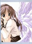  fixme hizuki_ayaka memories_off sasaki_mutsumi seifuku stitchme wings 