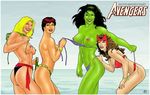  avengers carol_danvers janet_van_dyne marvel ms._marvel she-hulk wanda_maximoff wasp 