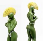  amy_belcher doll dragon female figurine image_comics mohawk nipples nude plain_background savage_dragon savage_she-dragon scalie sculpture she-dragon statue unknown_artist white_background 