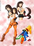  final_fantasy_ix final_fantasy_vii final_fantasy_viii garnet kay rinoa_heartilly tifa_lockheart vivi_ornitier 