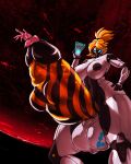 4:5 absurd_res android anthro ayojayo balls big_balls big_penis blonde_hair bre-3 cock_vore domestic_pig duo female genitals gynomorph gynomorph/female hair hi_res huge_balls huge_penis humanoid hyper hyper_balls hyper_genitalia hyper_penis intersex intersex/female machine mammal metallic_body penile penis pink_body recycling_symbol robot suid suine sus_(pig) symbol unwilling_prey vore white_body