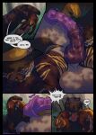 2026 accipitrid accipitriform animal_genitalia animal_penis avian big_penis bird black_border border canid canine colored comic dated dialogue dinosaur eagle english_text equine_genitalia equine_penis feathers feral flared_penis flynn_(zeanlain) fox fur genitals group gryphon harpy_eagle hi_res huge_penis hybrid_genitalia hybrid_penis hyper hyper_genitalia hyper_penis in_mouth knot knotted_equine_penis knotted_penis male male/male mammal medial_ring mythological_avian mythological_creature mythology orange_body orange_fur outside penis prehistoric_species purple_penis reptile scalie sleeping smile teeth text trio yelling zeanlain zeanlain_(character)