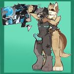 1:1 ahegao animal_genitalia animal_penis anthro balls belly blue_claws blue_eyes blue_horn blue_knot blue_penis bodily_fluids bound breasts brown_body brown_fur canid canine canine_genitalia canine_penis canis claws coyote cuckold electronics erection facial_piercing finger_in_mouth fluffy fluffy_tail forced fur genital_fluids genitals glowing glowing_genitalia glowing_nipples glowing_penis grey_body grey_fur_tuft group gynomorph hair hands_tied hi_res horn humiliation intersex jax_(aceisntace) knot knotted_penis l2ry_(aceisntace) leaking_precum lip_piercing looking_pleasured luckyandseven machine male male/male mammal mastectomy_scar masturbation multicolored_body multicolored_fur multicolored_penis nipples nude_anthro penis phone piercing precum protogen protogen_visor questionable_consent rape scar screen screen_face self-harm_scars sex snakebite_piercing sweat sweatdrop tail taking_picture thumb_in_mouth tired trio trippy_(aceisntace) white_belly