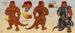 2026 anthro backsack balls clothed clothing dilophosaurid dilophosaurus dinosaur english_text erection extreme_dinosaurs foreskin genitals hi_res humanoid_genitalia humanoid_penis male model_sheet muscular muscular_anthro muscular_male non-mammal_balls nude penis piercing plantigrade prehistoric_species reptile ridge_(extreme_dinosaurs) ridged_penis saurischian scalie signature solo text theropod vallhound