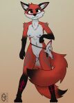 2026 2_tails absurd_res anthro bodypaint breasts canid canine countershade_face countershade_torso countershading crotch_tuft digital_drawing_(artwork) digital_media_(artwork) female flawedspirit fox freckled_face freckles fur fur_markings genitals gloves_(marking) hi_res kitsune_(paizo) leg_markings looking_at_viewer mammal markings mask multi_tail multicolored_body nipples nude paizo pathfinder red_body red_eyes red_fur shaded simple_background small_breasts socks_(marking) solo standing tail teeth tuft vulva white_body white_fur