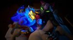 3d_(artwork) anthro anthro_on_anthro backsack balls black_body blue_body canid canid_demon canine canis cerberus_(fortnite) collar demon digital_media_(artwork) domestic_cat domestic_dog epic_games felid feline felis femboy first_person_view forked_tail fortnite fortnite:_battle_royale fur genitals group hellhound hi_res hood human hyper male male/male mammal maxxine3d_twitter meowscles mythological_canine mythological_creature mythology nyanja_(fortnite) pupils sex slit_pupils tail thick_thighs trio unusual_anatomy unusual_tail whiskers