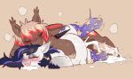 after_sex bat_pony big_penis blush bodily_fluids cold-blooded-twilight cum cum_from_ass cum_from_mouth cum_in_ass cum_in_mouth cum_inflation cum_inside cum_puddle cum_through cumflated_belly duo dusty_bloom_(cheekipone) earth_pony equid equine female feral genital_fluids genitals hasbro horse huge_penis inflation jackal_yarbrough male male/female mammal my_little_pony penis pony