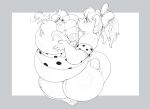 2022 alternate_species anthro atlus balls bear big_breasts bottomwear breasts butt clothing daredemon7000 digital_media_(artwork) duo fellatio female genitals gynomorph gynomorph/female hair intersex intersex/female kangaroo kasumi_yoshizawa macropod mammal marsupial megami_tensei nipples oral pawpads penile penis persona_(series) persona_5 ponytail ribbons sega sena_(xenoblade_chronicles) sex shorts simple_background size_difference tail white_background xenoblade_chronicles