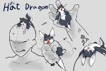 2025 ambiguous_anthro ambiguous_focus ambiguous_gender ambiguous_human angry annoyed anthro anthro_focus bald biped black_body black_fur bodily_fluids carrying_another cel_shading clenched_teeth cross-popping_vein digital_drawing_(artwork) digital_media_(artwork) digitigrade dragon drooling duo english_text extreme_size_difference faceless_ambiguous faceless_character faceless_human first_person_view fur furred_dragon furred_scalie grey_background hi_res high-angle_view holding_character human human_pov korean_description macon_maro mammal multicolored_body multicolored_fur mythological_creature mythological_scalie mythology on_head saliva scalie semi-anthro sequence sequential_arrow shaded simple_background size_difference sleeping squeezing sweat teeth text two_tone_body two_tone_fur white_body white_fur