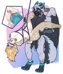 absurd_res anthro avian bdsm blue_penis bodily_fluids bondage bound breasts brown_nipples deer duo eye_roll female fur genital_fluids genitals gryphon hanging_breasts hi_res hooves male male/female mammal markings moan multicolored_body multicolored_fur mythological_avian mythological_creature mythology new_world_deer nipples penetration penis restraints roadkill_(sufficient) rope rope_bondage rope_harness sex spots spotted_body spotted_fur suspension suspension_bondage vaginal vaginal_fluids vaginal_penetration vseemxxx white-tailed_deer winter_(glacial_gryphon)
