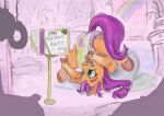 bedroom bodily_fluids book clothed clothing diaper equid equine female feral fillyfables genital_fluids happy hasbro horse mammal mlp_g5 my_little_pony my_little_pony:_a_new_generation pillow plant plant_pot pony potted_plant rainbow reading solo sunny_starscout_(mlp) unclean_diaper urine used_diaper wearing_diaper wet_diaper