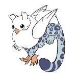 anthro avian bird columbid d0ctor dove felid gabriel_(d0ctor) gryphon male mammal mythological_avian mythological_creature mythology pantherine snow_leopard solo