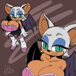 1:1 anthro bat big_breasts boots bouncing_breasts breasts brown_body clothing eyelashes female footwear fur gloves green_eyes handwear harakiriartist honduran_white_bat huge_breasts leaf-nosed_bat legwear mammal microbat rouge_the_bat sega shoes solo sonic_the_hedgehog_(series) tan_body tan_skin thigh_boots thigh_highs top_heavy unitard white_body white_fur wings yangochiropteran