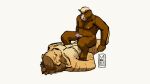 16:9 2d_animation anal anal_penetration animal_genitalia animal_penis animated animated_gif anthro athletic athletic_anthro athletic_male balls belly big_penis blonde_hair brown_body brown_eyes brown_fur brown_hair digital_media_(artwork) dominant dominant_anthro dominant_male duo ejaculation embarrassed equid equine equine_genitalia equine_penis erection eyebrows felid fluffy fur genital_slit genitals hair hands-free happy hi_res horse hybrid interspecies jiggling jiggling_penis liger lion looking_at_another looking_pleasured lying lying_on_ground male male/male male_anthro male_penetrated male_penetrating male_penetrating_anthro male_penetrating_male mammal markings meristoi multicolored_body multicolored_fur muscular muscular_anthro muscular_male nipples nude nude_anthro nude_male on_back on_ground on_top pantherine pecs penetration penile penile_penetration penis penis_in_ass piercing pinup pose power_bottom ring_piercing romantic sex shaded sheath short_playtime simple_background simple_shading spread_legs spreading striped_body striped_fur striped_markings stripes submissive submissive_anthro submissive_male text tiger two_tone_body white_background white_body white_fur widescreen yellow_body yellow_fur