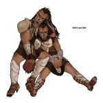 1:1 alien brother_(lore) brothers_(lore) claws clothed clothing dek_(predator) duo fangs hi_res humanoid kasumiro kwei_(predator) male mandibles predator:_badlands predator_(franchise) scales sibling_(lore) size_difference teeth yautja