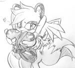 absurd_res archie_comics areola barby_koala blush blush_lines breast_grab breasts canid canine duo eyelashes female fox grabbing_from_behind hand_on_breast heart_eyes heart_symbol hi_res icydirtball koala male male/female mammal marsupial miles_prower monochrome nipples sega sketch sonic_the_hedgehog_(archie) sonic_the_hedgehog_(comics) sonic_the_hedgehog_(series) tail vombatiform