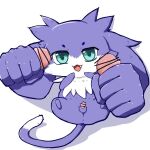 1:1 2025 anthro anthro_focus anus balls biped blue_eyes cat_tail cel_shading censor_bar censored censored_genitalia censored_penis chibi countershading cute_fangs digital_drawing_(artwork) digital_media_(artwork) dipstick_tail disembodied_penis double_handjob ear_hands fangs featureless_hands fur genitals group handjob high-angle_view human japanese_description looking_at_viewer lying male male/male male_anthro male_human mammal markings multicolored_body multicolored_fur mysidia_rabbit_(artist) on_back penile penis purple_body purple_fur sex shaded simple_background solo_focus tail tail_markings teeth trio two_tone_body two_tone_fur unknown_species white_background white_body white_countershading white_fur