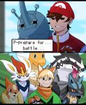 2026 absurd_res beanie black_bars black_body black_fur blonde_hair blue_body brown_hair canid canine cinderace clothed clothing comic dialogue_box dragonite english_text floatzel flotation_sac fur generation_1_pokemon generation_2_pokemon generation_4_pokemon generation_8_pokemon green_eyes hair hat headband_ears headgear headwear heracross hi_res human jacket kerchief lagomorph letterbox lucario mammal multicolored_body multicolored_fur neckerchief neckwear nintendo obstagoon orange_body orange_fur pokeball pokemon pokemon_(species) red_eyes reptile scalie sharp_teeth shirt smile teeth text tongue tongue_out topwear white_body white_fur wonder3mporium