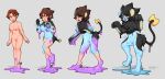 2026 anthro bangs black_body black_fur black_nipples black_tail blue_body blue_lips blue_nipples breasts brown_hair closed_smile digitigrade dipstick_tail ear_expansion expansion eye_color_change eyebrows eyelashes fangs featureless_feet feet felid female four_frame_image four_frame_sequence fur generation_4_pokemon genitals glowing glowing_eyes goo_transformation green_eyes grey_background growth hair hair_color_change hair_expansion head_tilt herradur88 hi_res human human_to_anthro light_body light_skin lips looking_at_hand looking_up luxray mammal markings mouth_closed nintendo nipples nude one_leg_up open_mouth open_smile paw_growth paw_pose pink_lips pokemon pokemon_(species) pokemorph pose pubes purple_goo purple_lips purple_slime raised_leg red_eyes red_nose red_sclera sequence short_hair simple_background smile solo sparkles species_transformation spiky_hair standing surprised tail tail_growth tail_markings tan_lips teeth transformation transformation_sequence vulva yellow_eyes yellow_tail_tip
