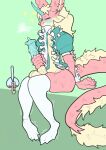 animal_genitalia animal_penis anthro balls clothing cuffs_(clothing) drago_van_pierce dragon drstrangeluvve equine_genitalia equine_penis femboy genitals hi_res horn legwear maid_uniform male masturbation mythological_creature mythological_scalie mythology penis potion scalie solo thigh_highs transformation uniform