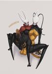 animal_humanoid arthropod arthropod_humanoid balls big_penis bodily_fluids breasts cloak clothing cum erection female genital_fluids genitals gynomorph gynomorph/female hi_res hollow_knight:_silksong hollow_knight_(franchise) hornet_(hollow_knight) huge_penis humanoid insect insect_humanoid intersex intersex/female leaking_cum mask medium_breasts nipples penis shakra_(hollow_knight:_silksong) succubustail team_cherry vein veiny_penis