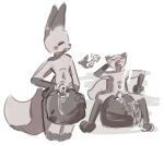 anthro blush bodily_fluids bone bones_in_balls canid canine chastity_cage chastity_device cock_vore cum cum_disposal cum_vore cummification digestion duo ejaculation fennec_fox flat_chastity_cage fox fur genital_fluids genitals grey_body grey_fur hi_res looking_pleasured male male/male male_pred mammal open_mouth pelmesh penile penis precum sitting soft_vore solo standing true_fox unwilling_prey vore wafa