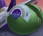 2016 anthro arwing avian beak belly belly_expansion belly_inflation big_belly bird blue_body blue_feathers blue_fur blueberry_inflation bodbloat body_inflation canid canine clothed clothing dipstick_tail duo electronics expansion falco_lombardi feathers fox fox_mccloud fur gloves handwear headgear headphones headset huge_belly hyper hyper_belly hyper_inflation immobile inflation jacket jacket_vest jumpsuit kerchief lying male mammal markings neckerchief neckwear nintendo on_front open_beak open_mouth pilot shocked solo_focus spacecraft spherical_inflation star_fox sunken_head sunken_limbs swollen_cheeks tail tail_markings tight_clothing topwear vehicle vest