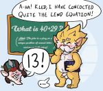 anthro circumcised dialogue duo english_text flaccid genitals heimerdinger_(lol) hi_res kayadult kled_(lol) league_of_legends male male/male nude offscreen_character penis riot_games simple_background teacher tencent text yordle
