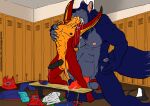 2023 after_anal after_rape after_sex animal_genitalia animal_penis anthro basketball_uniform bench betrayal black_penis blue_body blue_fur bodily_fluids bound bug_penis canid canine canine_genitalia canine_penis claws clothing coach colored cum cum_in_ass cum_inside discarded_clothing discarded_topwear dishonesty dragon drooling duo ear_piercing forced fur genital_fluids genitals head_first head_in_mouth inside jockstrap kneeling knot knotted_penis larger_pred leaking_cum locker locker_bench locker_room male male/male male_pred male_prey mammal multiple_prey musclegut muscular muscular_pred muscular_prey mythological_canine mythological_creature mythological_scalie mythology nipples nude_pred nude_prey oral_vore orange_locker penis piercing pink_nipples precum reaction_image red_body red_eyes red_penis saliva saliva_covered scalie sex_with_pred size_difference sportswear tail underwear uniform unwilling_prey vore werecanid werecanine werecreature werewolf whistle_(object) whistle_around_neck whitecolt_productions wide_eyed willing_pred wings