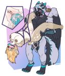 absurd_res anthro avian ball_gag bdsm blue_penis bodily_fluids bondage bound breasts brown_nipples cum cum_in_vagina cum_inside deer duo eye_roll female fur gag gagged genital_fluids genitals gryphon hanging_breasts hi_res hooves male male/female mammal markings moan multicolored_body multicolored_fur mythological_avian mythological_creature mythology new_world_deer nipples penetration penis restraints roadkill_(sufficient) rope rope_bondage rope_harness sex spots spotted_body spotted_fur suspension suspension_bondage vaginal vaginal_fluids vaginal_penetration vseemxxx white-tailed_deer winter_(glacial_gryphon)