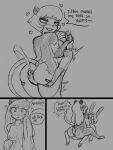 2026 age_difference amelia_(omegamax) american_opossum anthro anthro_on_anthro areola balls big_breasts big_butt blush blush_lines bodily_fluids breasts butt butt_grab comic cum cumshot dialogue duo ejaculation english_text erection eyebrows eyelashes eyeshadow eyewear face_in_breasts female genital_fluids genitals glasses hair hand_on_butt heart_symbol hi_res horn_(omegamax) incest_(lore) lagomorph leporid long_hair makeup male male/female mammal marsupial mature_female monochrome mother_(lore) mother_and_child_(lore) mother_and_son_(lore) nipples nude older_female omegamax orgasm parent_(lore) parent_and_child_(lore) parent_and_son_(lore) penis rabbit ren_(omegamax) sex short_hair sketch smile son_(lore) speech_bubble tail text thick_thighs thigh_sex towel wearing_glasses younger_male