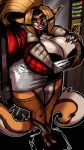 2026 absurd_res anthro big_breasts black_body black_bra black_clothing black_fur black_underwear blonde_hair bottomwear bra breasts brown_clothing brown_footwear brown_shoes claws cleavage clothed clothed_anthro clothed_female clothing djpuppeh elevator female fluffy fluffy_tail footwear fur hair hi_res huge_breasts jacket legwear lips lipstick looking_at_viewer makeup multicolored_body multicolored_fur red_claws red_lipstick sergal shoes skirt solo tail thick_lips thick_thighs thigh_highs topwear underwear white_body white_fur wide_hips yellow_body yellow_eyes yellow_fur