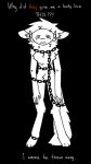 2026 3_toes 4_fingers 9:16 andromorph anthro bdsm birzavr black_background bodily_fluids bondage bound chain digital_drawing_(artwork) digital_media_(artwork) dysphoria english_text feet fingers flat_colors flattened_ears fluffy fur gender_dysphoria hi_res intersex looking_down machine male mastectomy_scar neptune_(signal_hunter) protogen sad scar simple_background solo standing tail tears text toes trans_(lore) trans_man_(lore) vent_art white_body white_fur