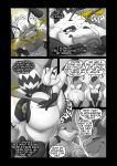 3_fingers 4_arms 5_fingers absurd_res antennae_(anatomy) anthro anus apron arthropod arthropod_abdomen back_wings bee big_butt black_and_white bottomless bottomless_anthro bottomless_female breasts butt cheek_markings chef cinnamon_bun claws cleavage clothed clothed_anthro clothed_male clothing comic dessert eating eating_food english_text eyes_closed facial_markings fart fart_cloud fart_fetish farting_in_mouth farting_on_another farting_on_face farting_on_female female female_farting finger_claws fingers food fully_clothed fully_clothed_anthro fully_clothed_male gassy genitals gorging green_fart_cloud grin group head_markings hi_res huge_butt human_teeth hymenopteran inner_thoughts insect insect_wings male mammal mandibles marigold_(soomir) markings meme meme_clothing mischievous_smile monochrome multi_arm multi_limb multiple_scenes obese obese_anthro obese_female overweight overweight_anthro overweight_female pastry puffy_anus queen_bee rodent sciurid smile soomir speech_bubble squirrel_tail stinger stinger_tail stuffing sweater tail text thought thought_bubble thoughts topwear tree_squirrel virgin_killer_sweater vulva whispering wings