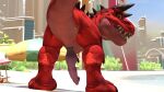 16:9 4k absurd_res animal_genitalia animal_penis argus_systems beach butt devil_dinosaur_(moon_girl_and_devil_dinosaur) dinosaur feral genitals hi_res horn looking_at_viewer looking_back male male_feral marvel marvel_rivals moon_girl_and_devil_dinosaur penis prehistoric_species presenting presenting_hindquarters public public_exposure raised_tail reptile saurischian scalie scutes sharp_teeth solo spikes spikes_(anatomy) tail tailbutt teeth theropod thick_tail tyrannosaurid tyrannosauroid tyrannosaurus tyrannosaurus_rex widescreen