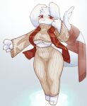 anthro biped bottomwear breasts claws closed_smile clothed clothed_anthro clothed_female clothing cropped_sweater curvy_figure digital_drawing_(artwork) digital_media_(artwork) digitigrade dragon female female_anthro finger_claws front_view full-length_portrait fully_clothed fully_clothed_anthro fully_clothed_female fur furred_dragon furred_scalie half-closed_eyes hi_res hourglass_figure hybrid korean_description lagomorph looking_at_viewer macon_maro mammal mouth_closed mythological_creature mythological_scalie mythology narrowed_eyes pants portrait pseudo_clothing pseudo_scarf red_eyes scalie scarf shaded simple_background smile soft_shading solo tail tail_scarf thick_thighs under_boob white_background wide_hipped_anthro wide_hipped_female wide_hips