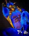 3d_(artwork) absurd_res animal_humanoid anthro canid canid_demon canine canis cerberus cerberus_(fortnite) demon digital_media_(artwork) domestic_dog duo epic_games european_mythology fortnite fortnite:_battle_royale fox greek_mythology hellhound hi_res human humanoid male male/male mammal mammal_humanoid maxxine3d_twitter multi_head mythological_canine mythological_creature mythology tail