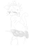 2025 abdominal_bulge absurd_res aellaellae anal anal_masturbation anal_penetration anthro anthro_penetrated balls binu_(aellaellae) biped blush blush_lines bodily_fluids bottomless bottomless_anthro bottomless_male cat_tail clothed clothed_anthro clothed_male clothing dazed deep_penetration digital_drawing_(artwork) digital_media_(artwork) dildo dildo_in_ass dildo_insertion dripping felid feline fixed_toy genital_fluids genitals glans hair half-erect heart_symbol hearts_around_head hi_res hoodie humanoid_genitalia humanoid_penis male male_anthro male_penetrated mammal masturbation monochrome object_in_ass penetration penis pivoted_ears precum precum_drip sex_toy sex_toy_in_ass sex_toy_insertion side_view simple_background sketch slim slim_anthro slim_male solo standing topwear toying_self wall_mounted_dildo white_background x-ray_view
