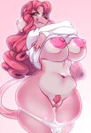 2026 anthro areola big_breasts breasts canid canine canis clothing crotch_tuft digital_media_(artwork) domestic_dog eyelashes female genitals hair hi_res huge_breasts long_hair looking_at_viewer mammal navel nipples pink_areola pink_nipples poodle pubes solo tolsticot tuft vulva